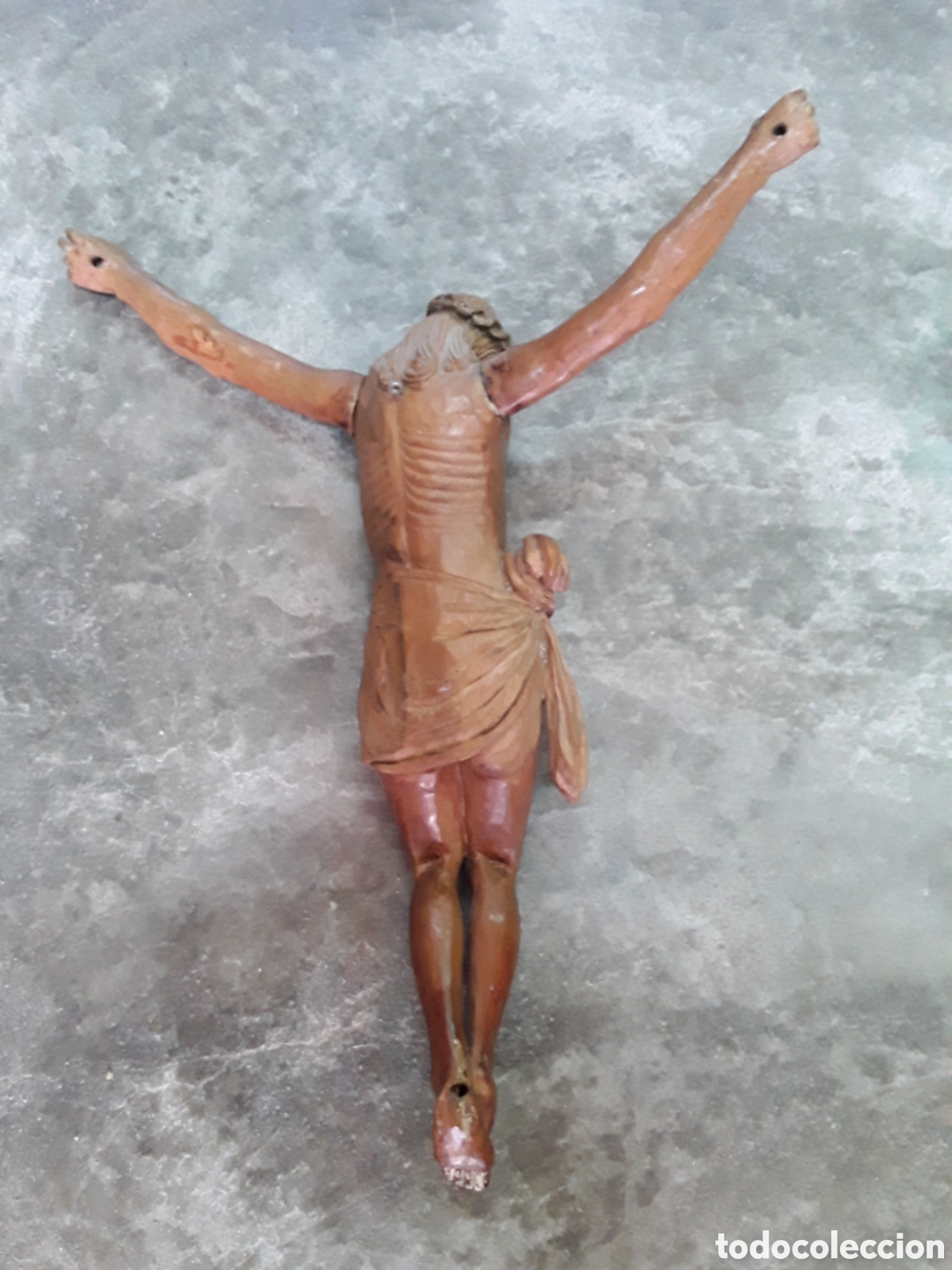 Arte: Talla de cristo en madera noble - Foto 5