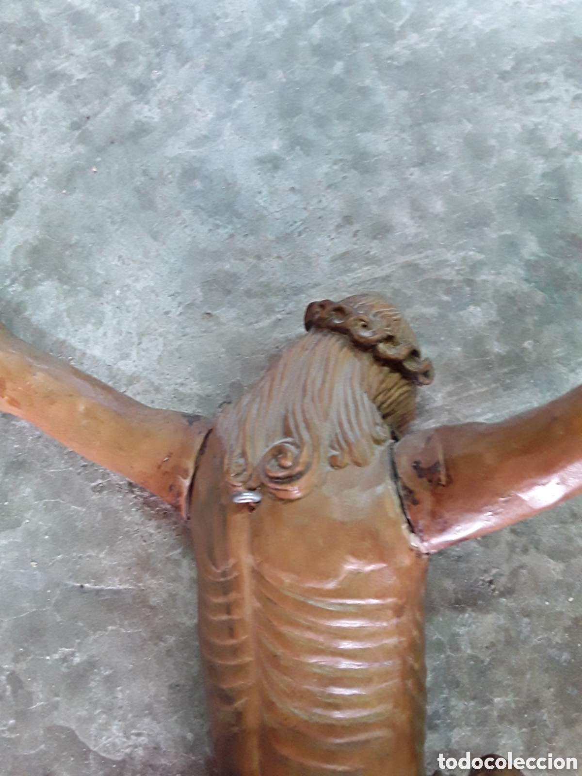 Arte: Talla de cristo en madera noble - Foto 6