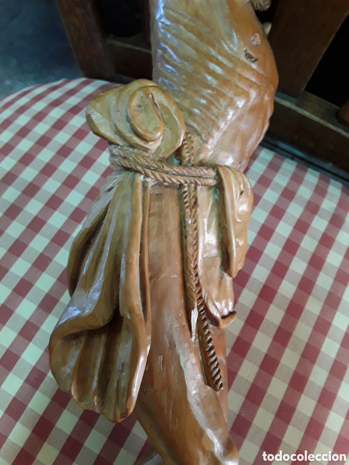 Arte: Talla de cristo en madera noble - Foto 10
