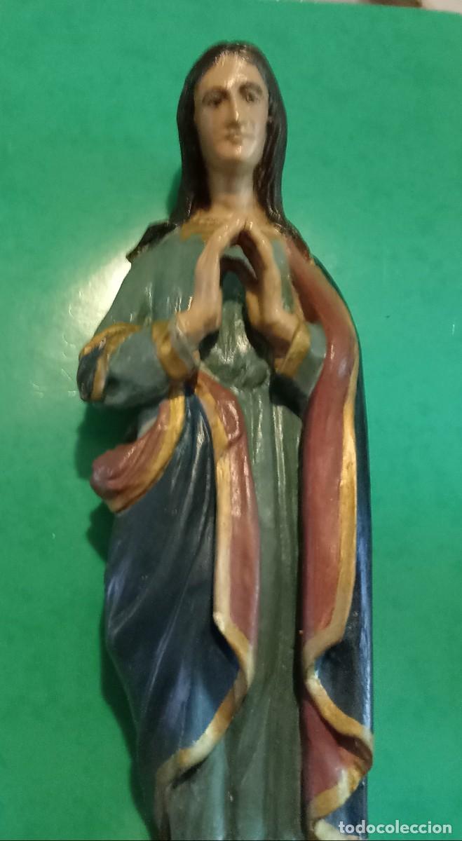 Arte: VIRGEN INMACULADA EN MADERA MACIZA - Foto 1
