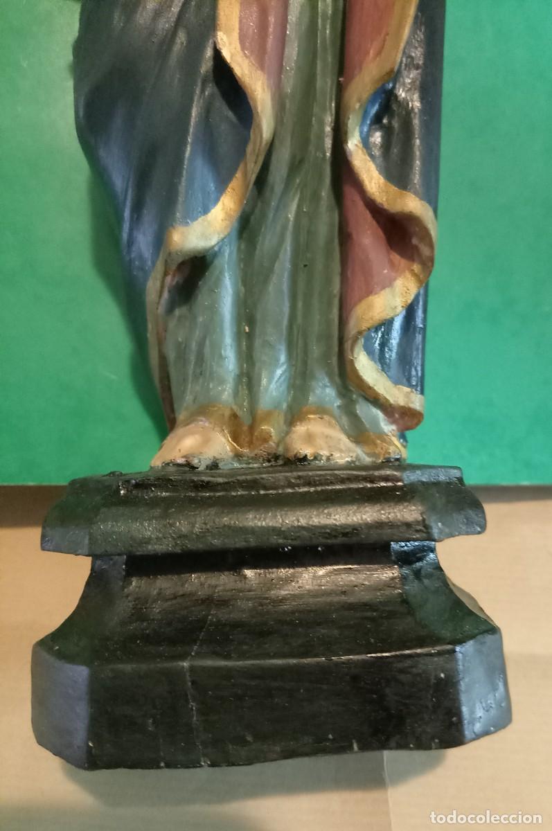 Arte: VIRGEN INMACULADA EN MADERA MACIZA - Foto 7