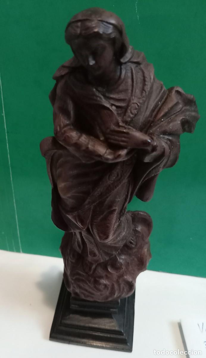 Arte: VIRGEN INMACULADA EN MADERA NOBLE - Foto 2