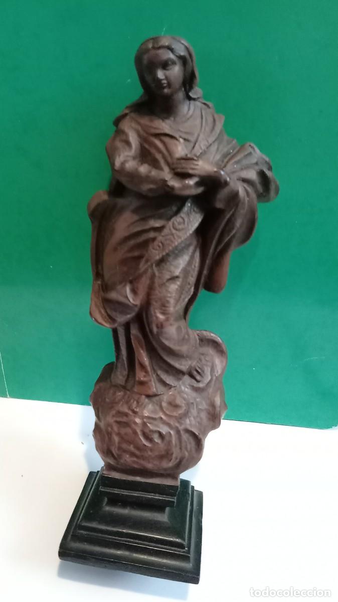 Arte: VIRGEN INMACULADA EN MADERA NOBLE - Foto 6