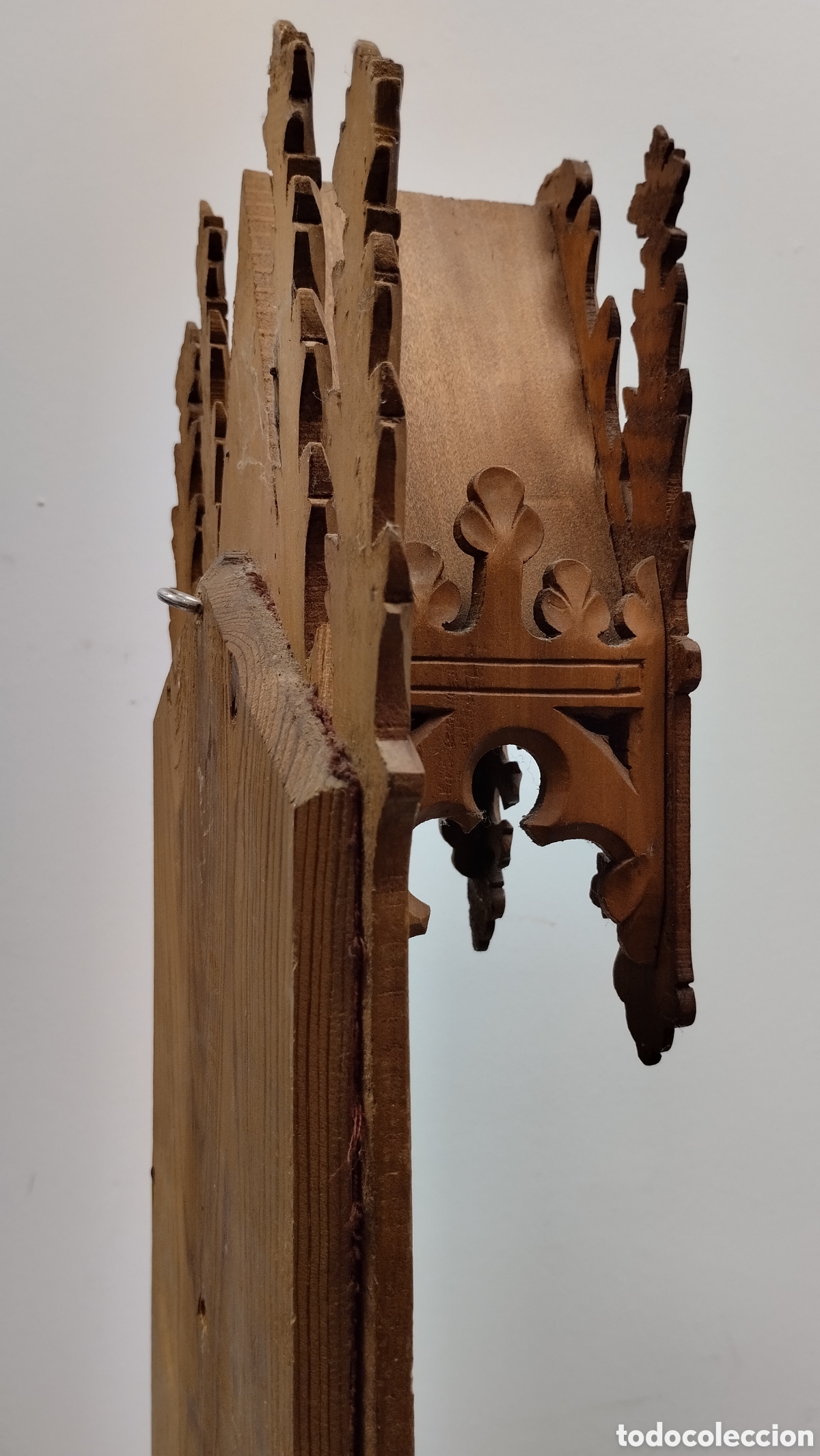 Arte: CAPILLA ESTILO NEOG&Oacute;TICO CON TALLA MADERA - Foto 10