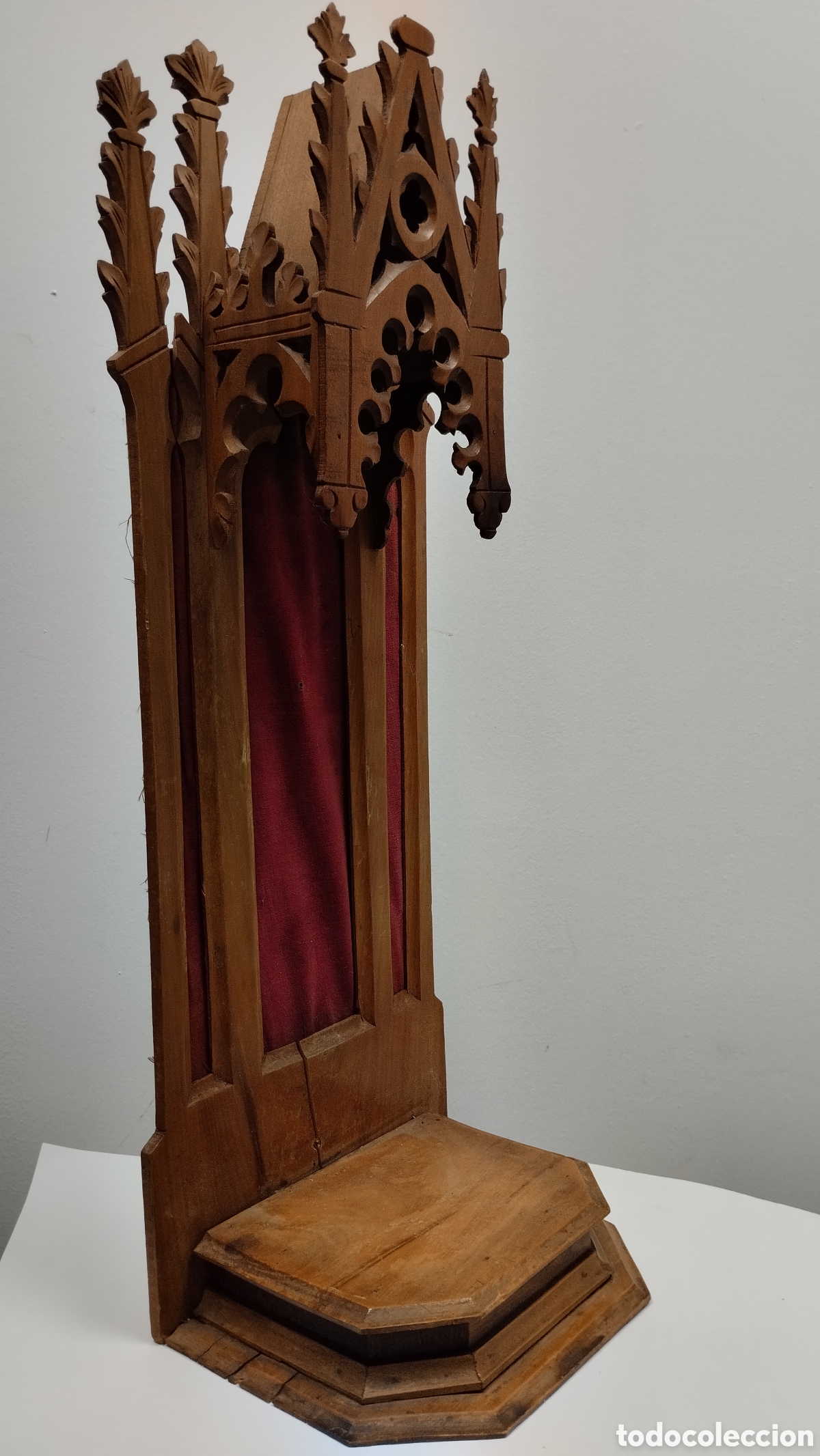 Arte: CAPILLA ESTILO NEOG&Oacute;TICO CON TALLA MADERA - Foto 11