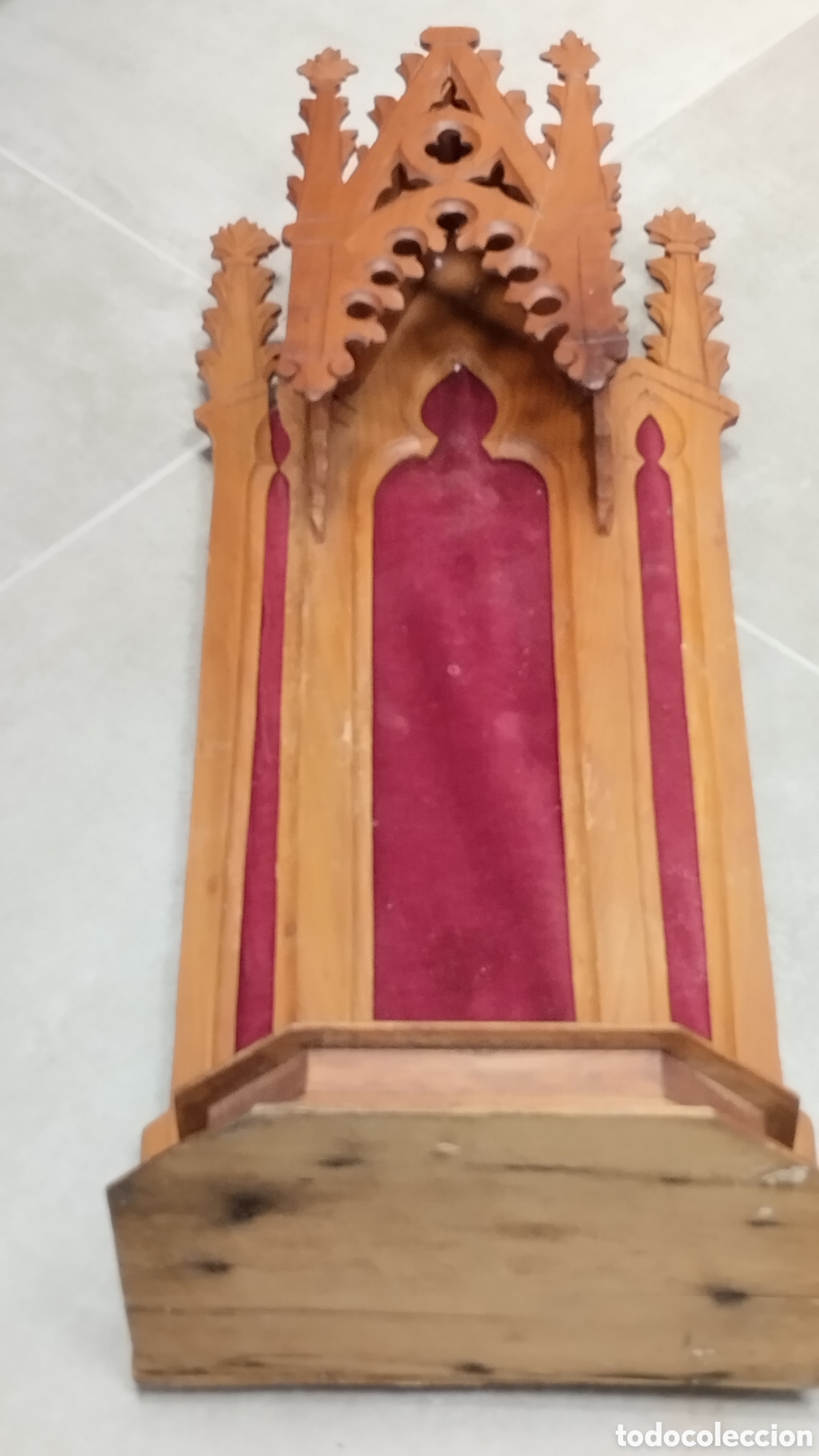 Arte: CAPILLA ESTILO NEOG&Oacute;TICO CON TALLA MADERA - Foto 25