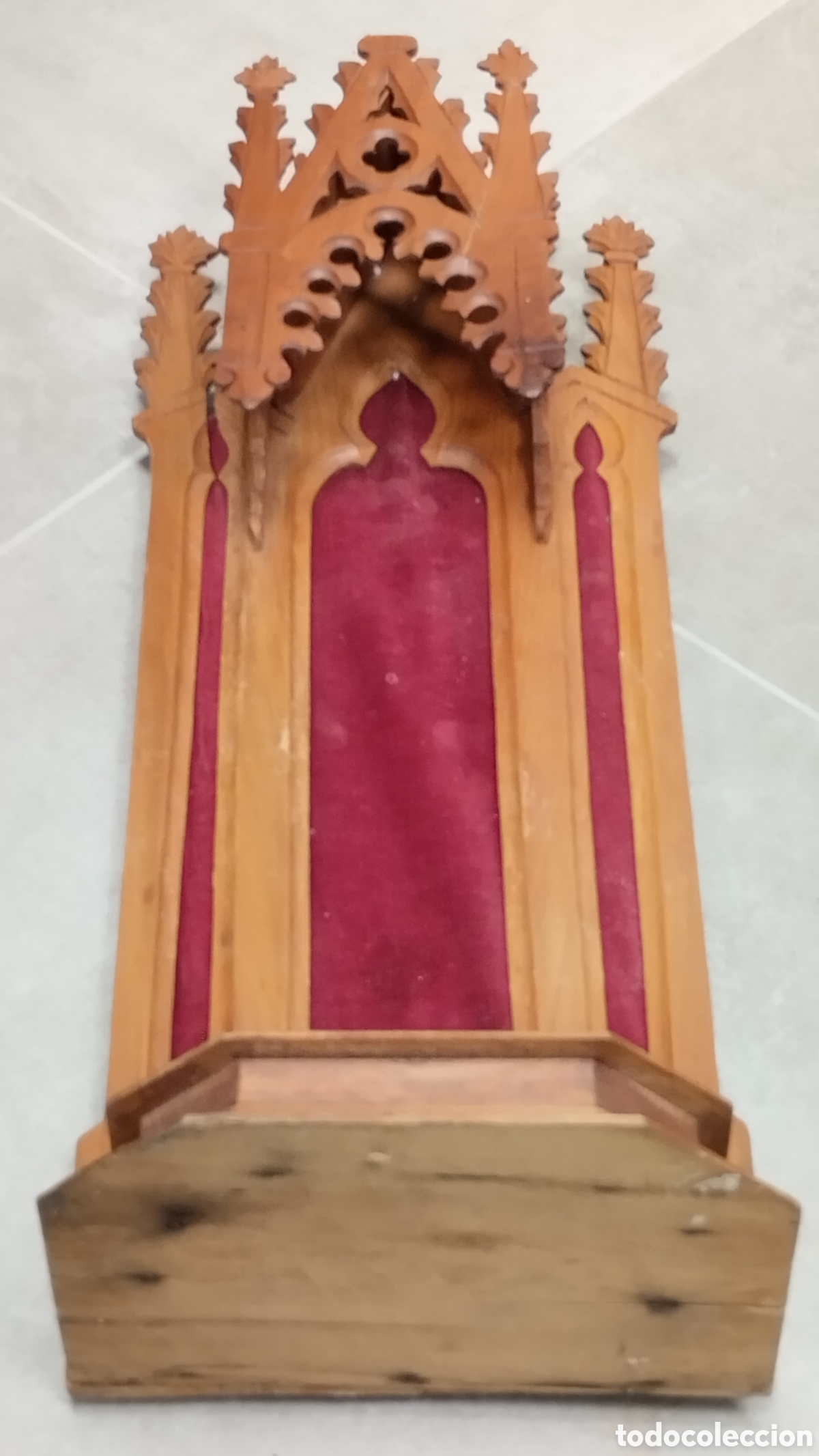 Arte: CAPILLA ESTILO NEOG&Oacute;TICO CON TALLA MADERA - Foto 26