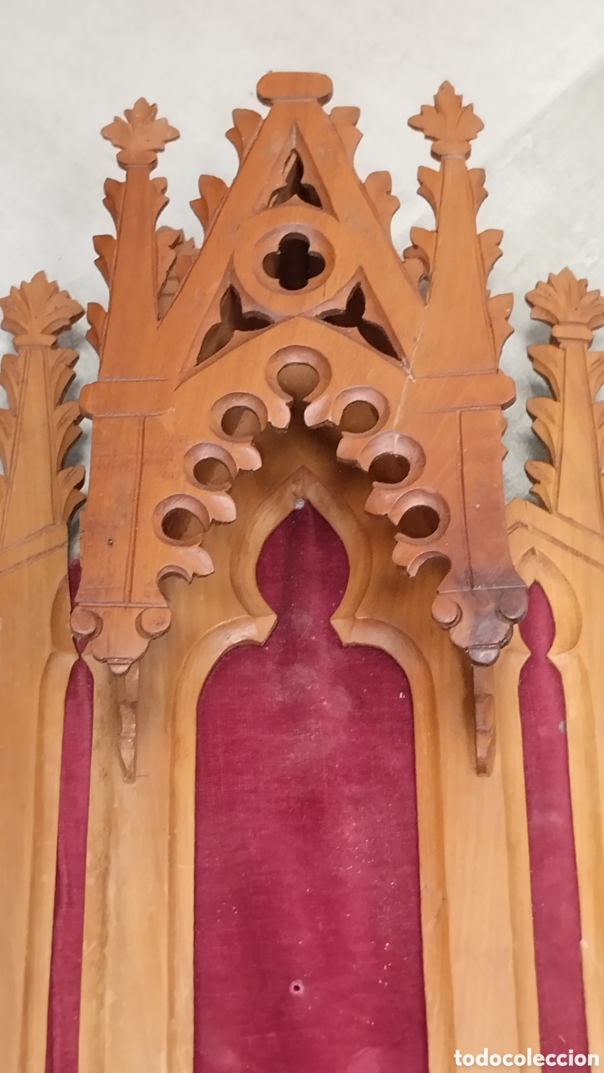 Arte: CAPILLA ESTILO NEOG&Oacute;TICO CON TALLA MADERA - Foto 29