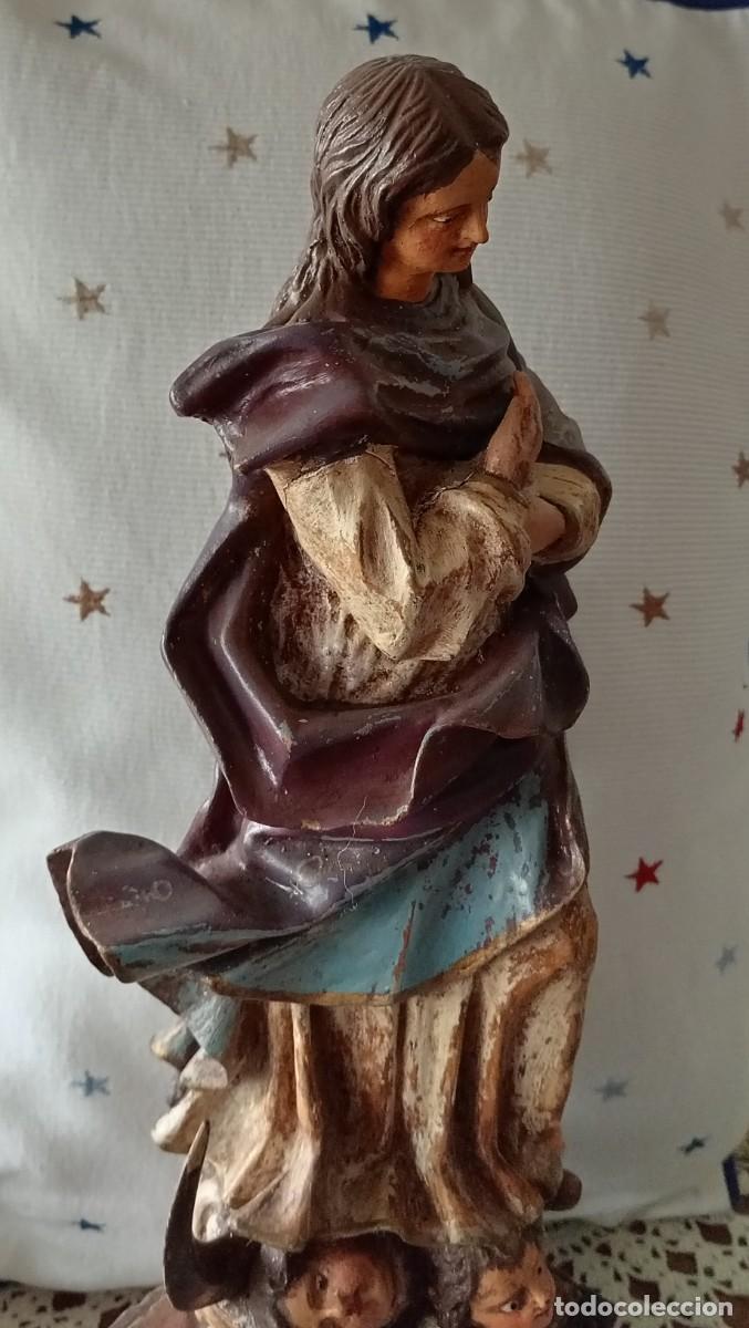Arte: VIRGEN INMACULADA POLICROMADA - Foto 5