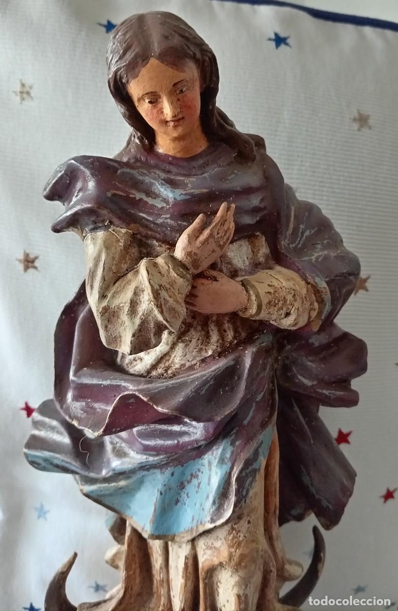 Arte: VIRGEN INMACULADA POLICROMADA - Foto 7