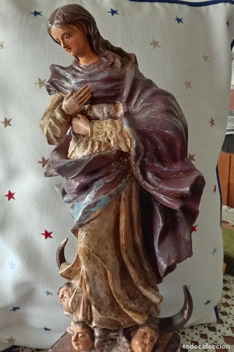 Arte: VIRGEN INMACULADA POLICROMADA - Foto 8