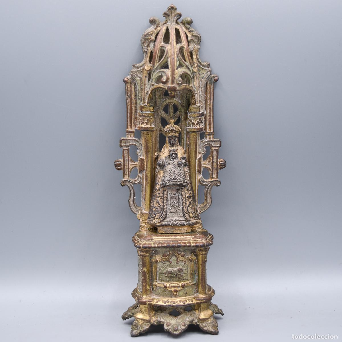 Arte: Virgen de calamina antigua - Foto 4