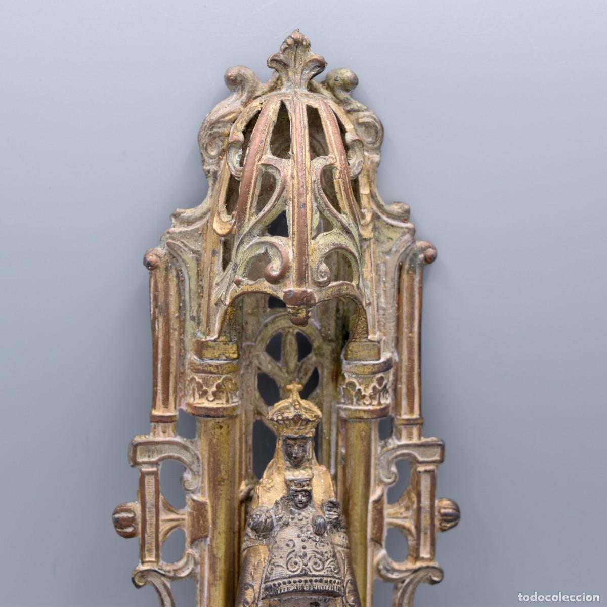 Arte: Virgen de calamina antigua - Foto 3