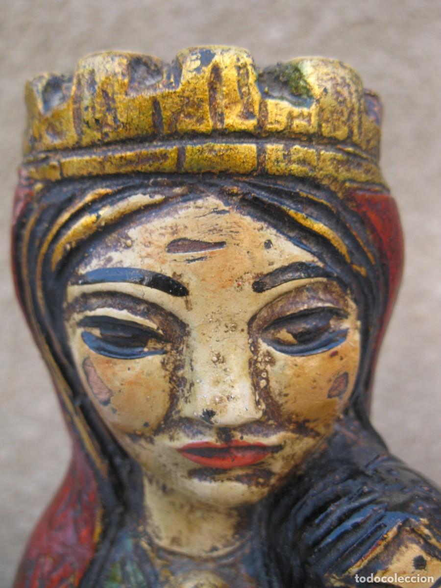 Arte: VIRGEN ROM&Aacute;NICA DE MADERA. - Foto 6