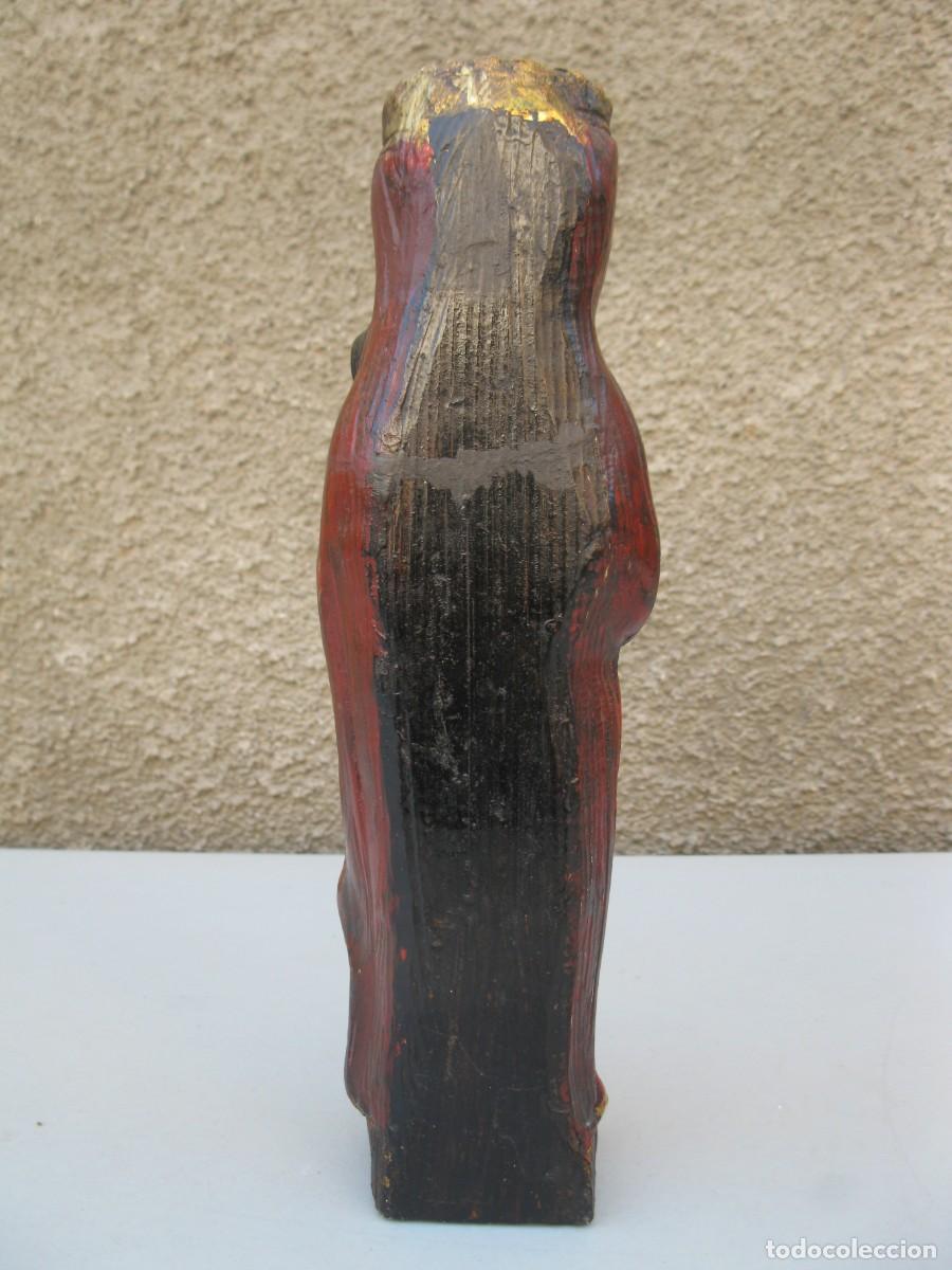 Arte: VIRGEN ROM&Aacute;NICA DE MADERA. - Foto 7