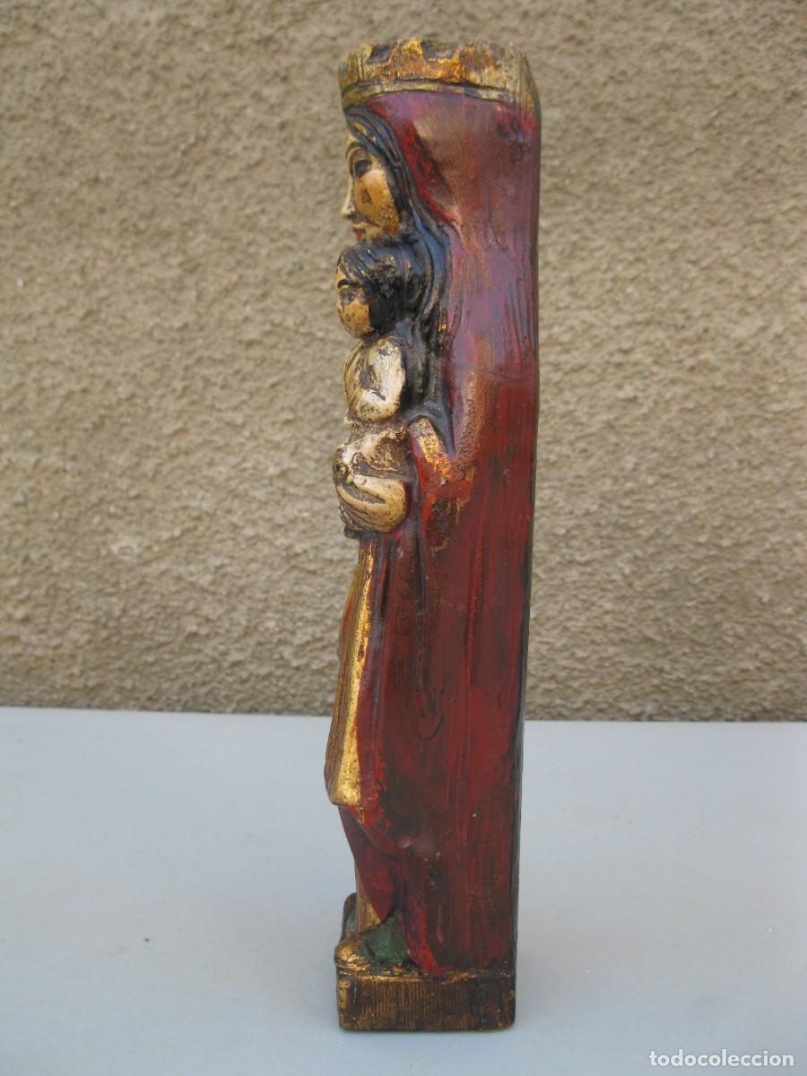 Arte: VIRGEN ROM&Aacute;NICA DE MADERA. - Foto 8