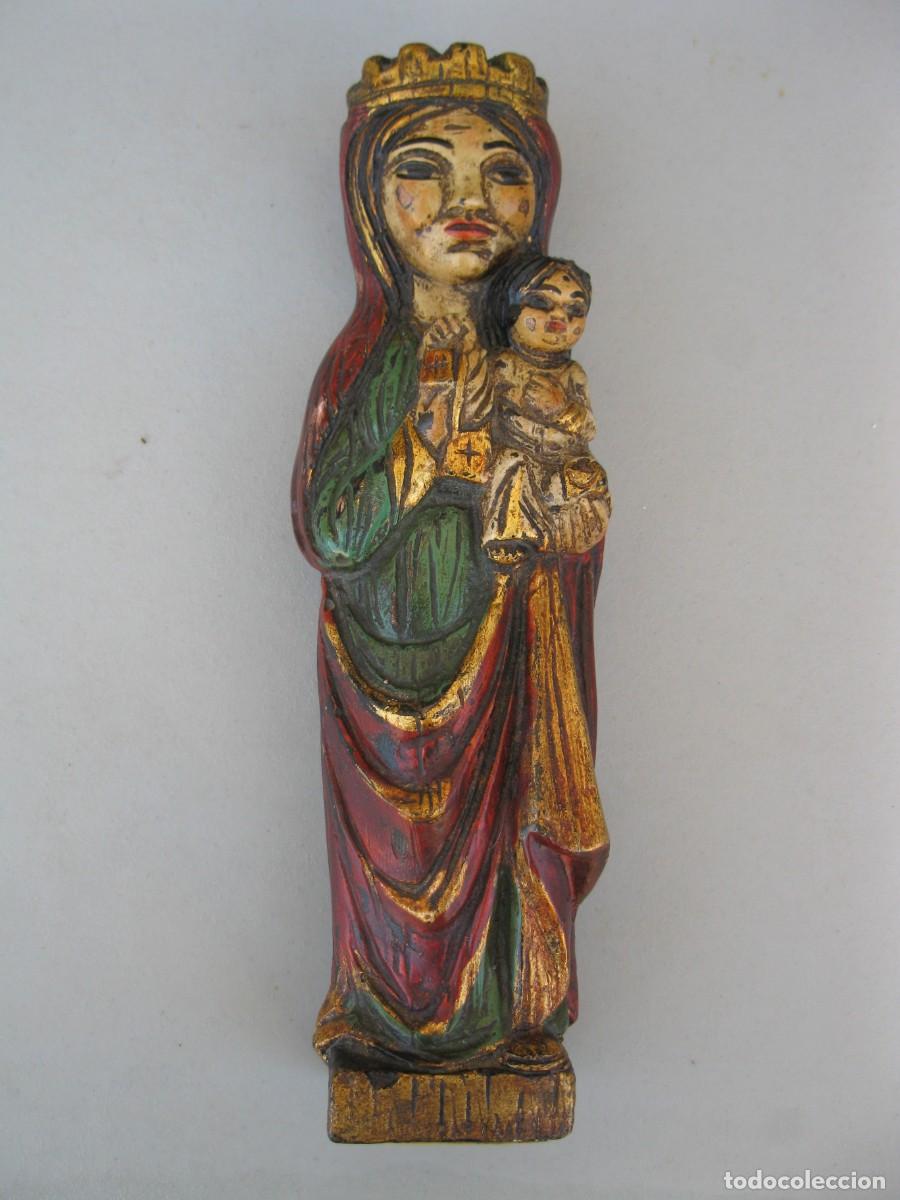 Arte: VIRGEN ROM&Aacute;NICA DE MADERA. - Foto 11