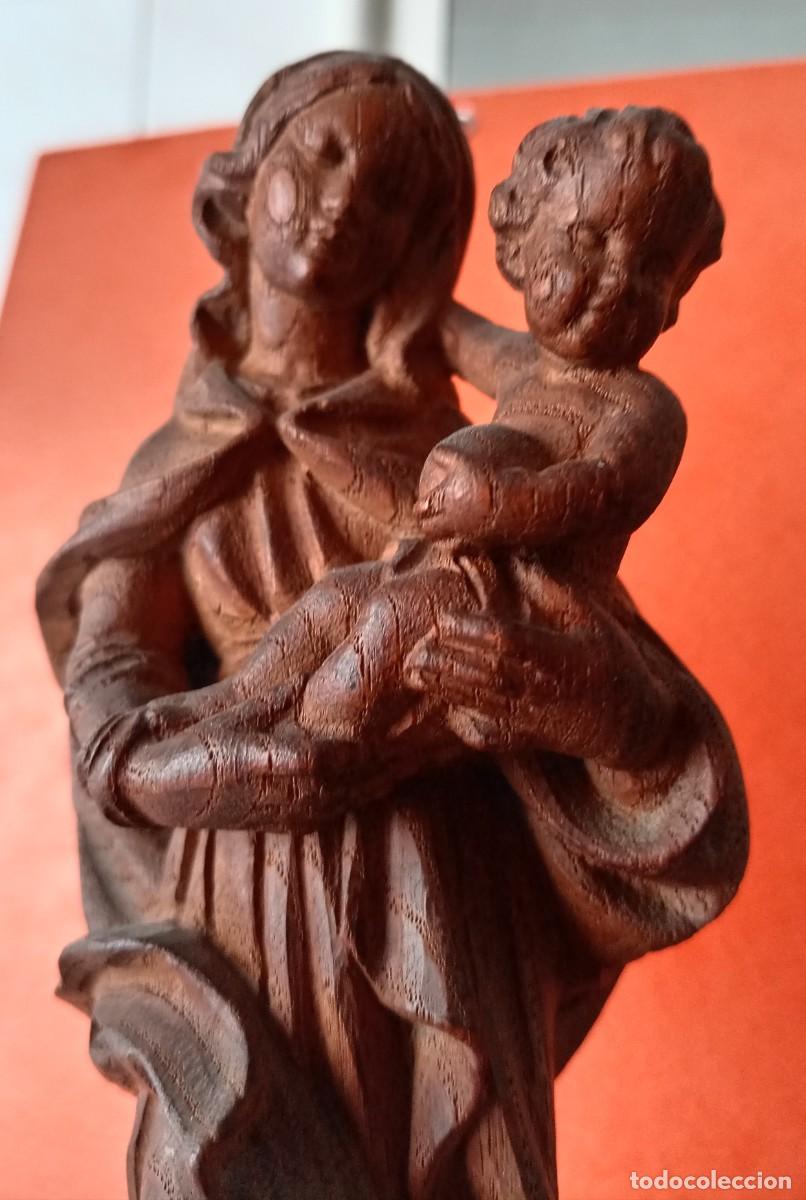 Arte: VIRGEN EN MADERA MACIZA - Foto 5