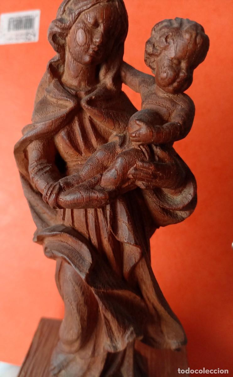 Arte: VIRGEN EN MADERA MACIZA - Foto 6