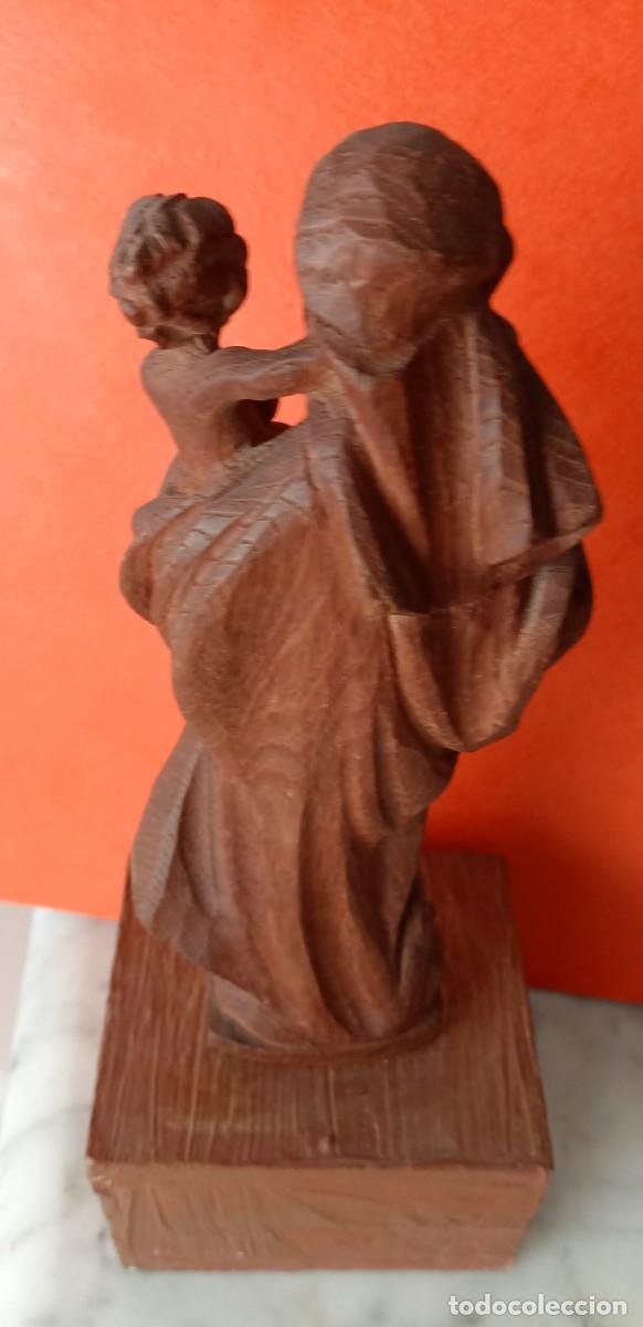 Arte: VIRGEN EN MADERA MACIZA - Foto 7