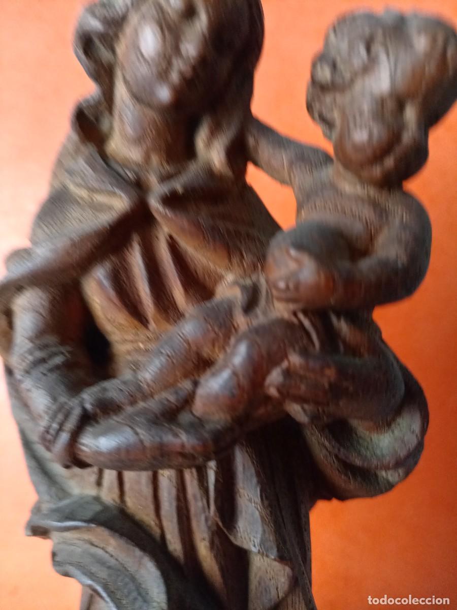 Arte: VIRGEN EN MADERA MACIZA - Foto 12