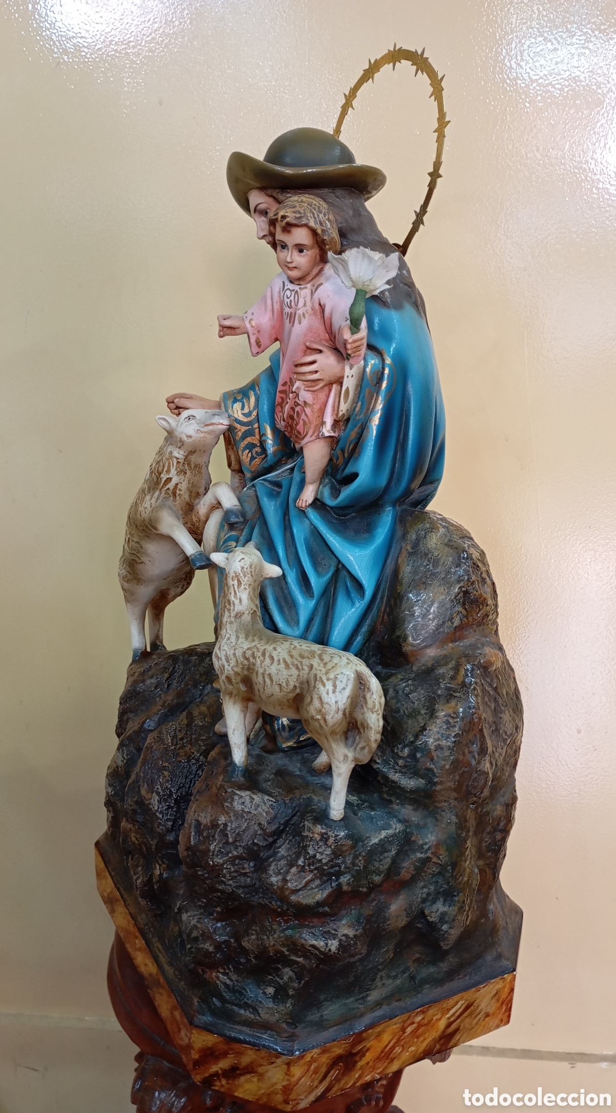 Arte: DIVINA PASTORA 50cm - Foto 3