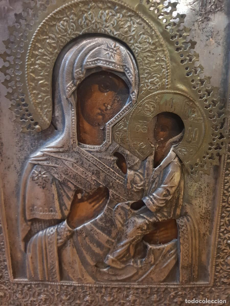 Arte: Icono pantocrator siglo XIX - Foto 2