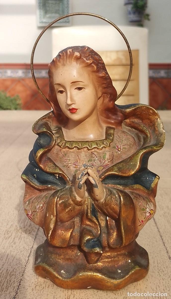 Arte: Busto Virgen Inmaculada, &iquest;OLOT? - Foto 2