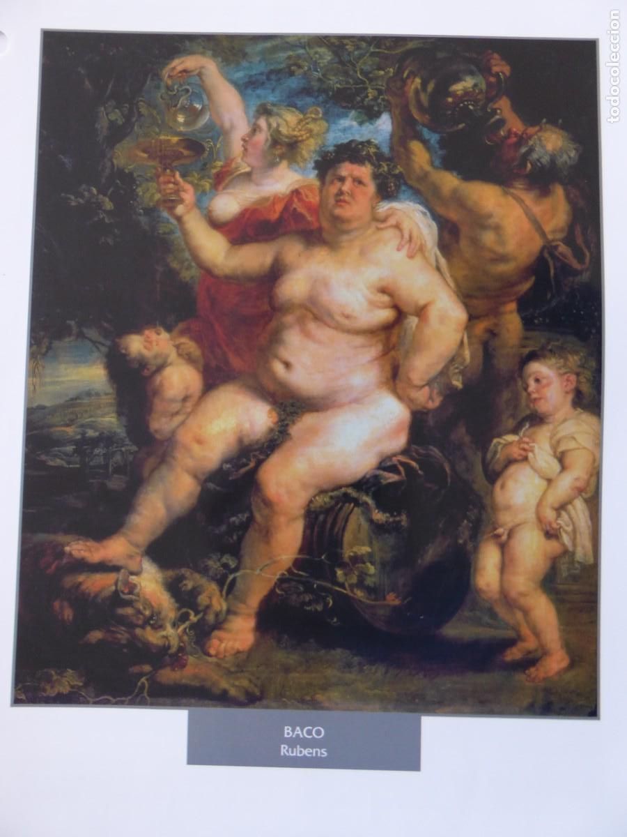 Arte: L&aacute;mina. Baco. Rubens. - Foto 1