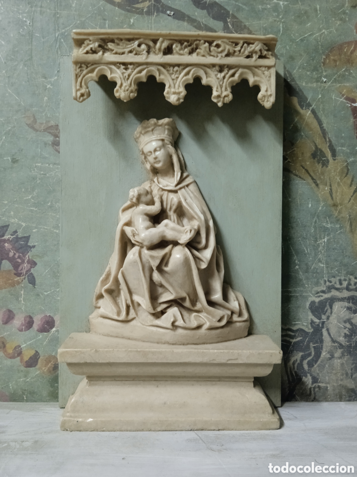 Arte: Virgen amamantando al ni&ntilde;o - Foto 1