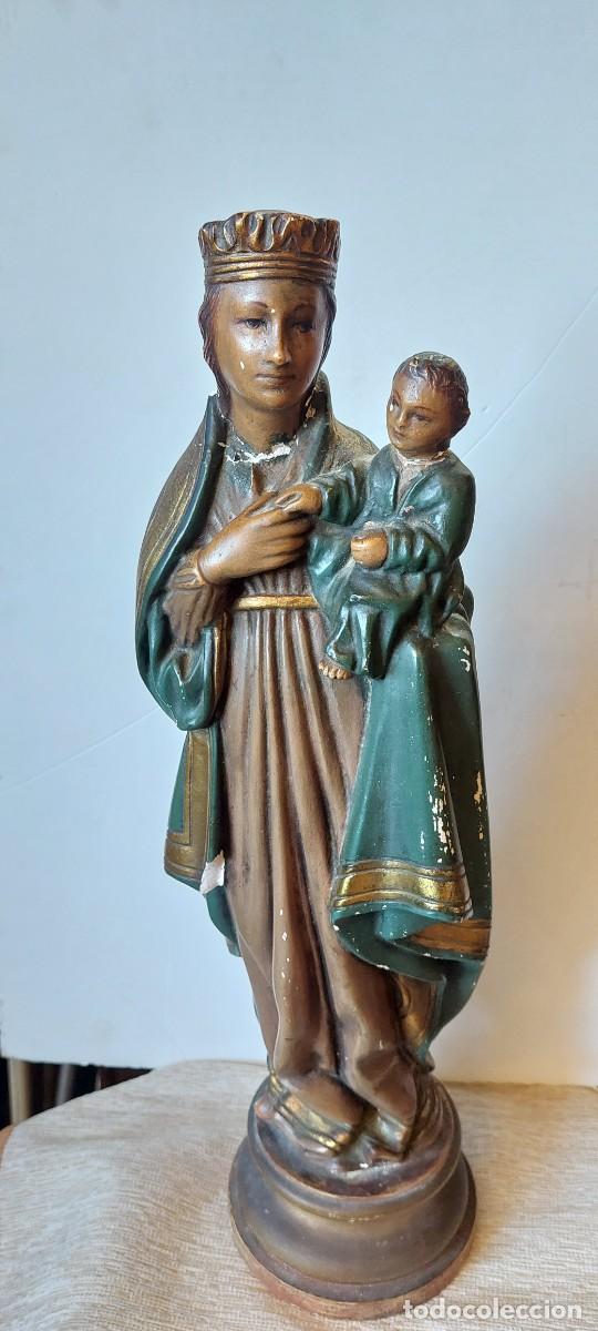 Arte: Virgen con Ni&ntilde;o pp.S.XX - Foto 1