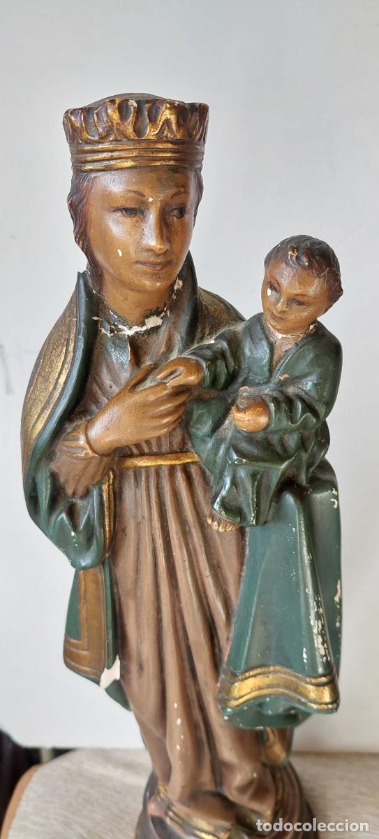 Arte: Virgen con Ni&ntilde;o pp.S.XX - Foto 2