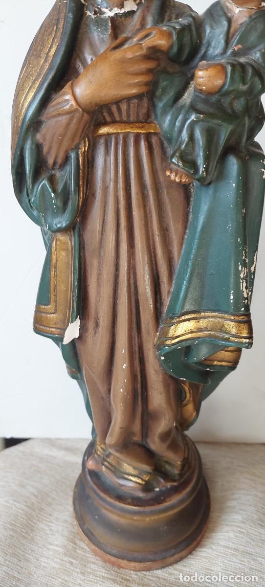 Arte: Virgen con Ni&ntilde;o pp.S.XX - Foto 4
