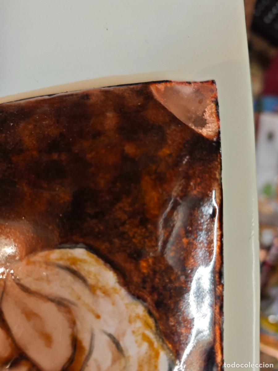 Arte: Mujer or&aacute;culo gitana placa de cobre esmaltada - Foto 3