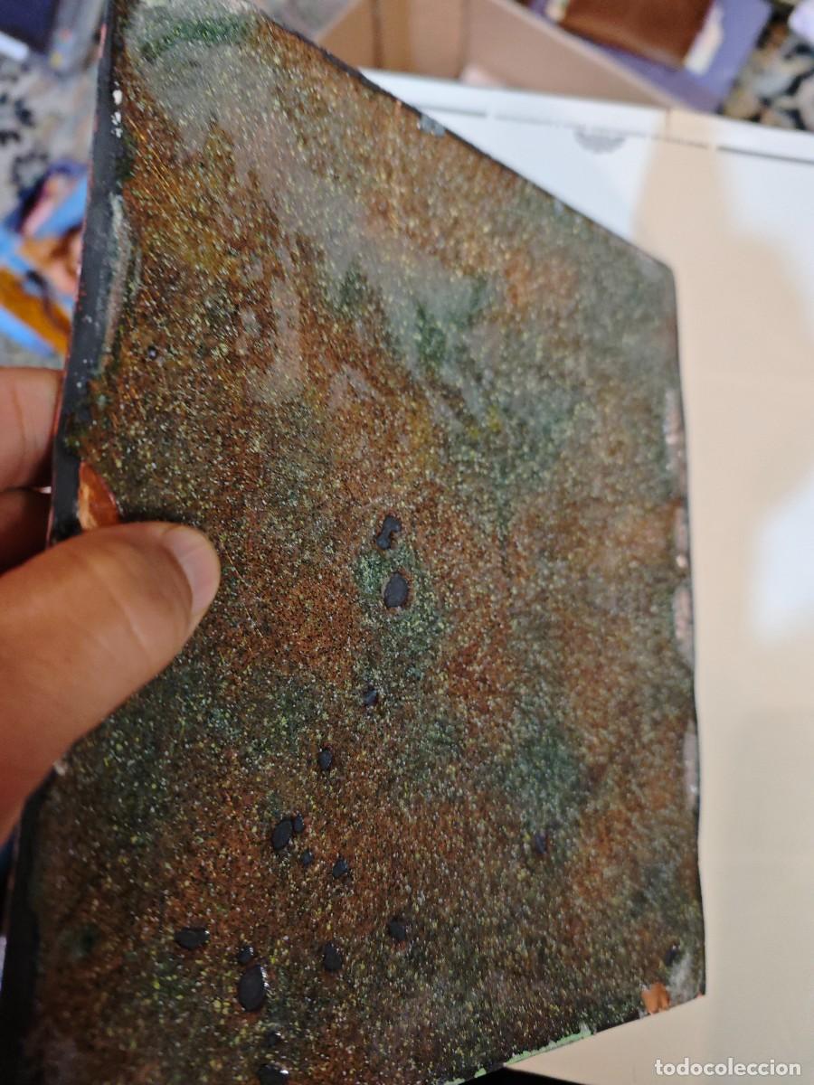 Arte: Mujer or&aacute;culo gitana placa de cobre esmaltada - Foto 5