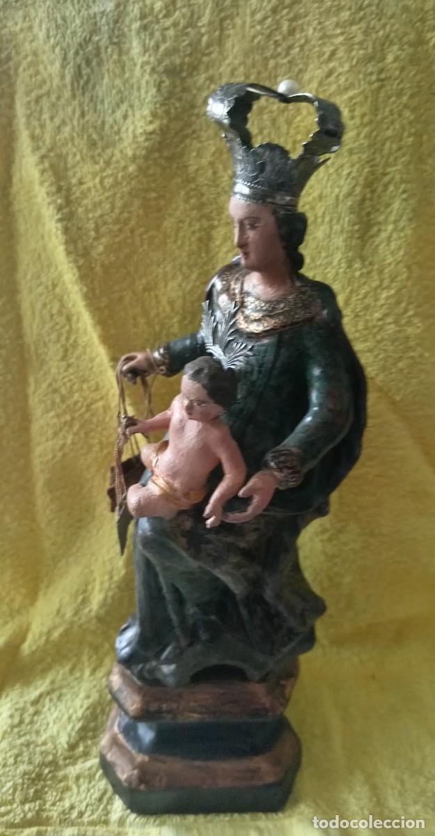 Arte: Virgen del Carmen madera policromada - Foto 4