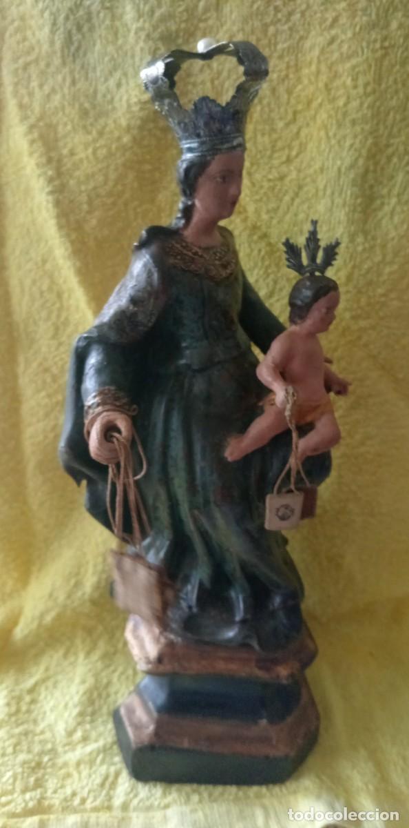 Arte: Virgen del Carmen madera policromada - Foto 8