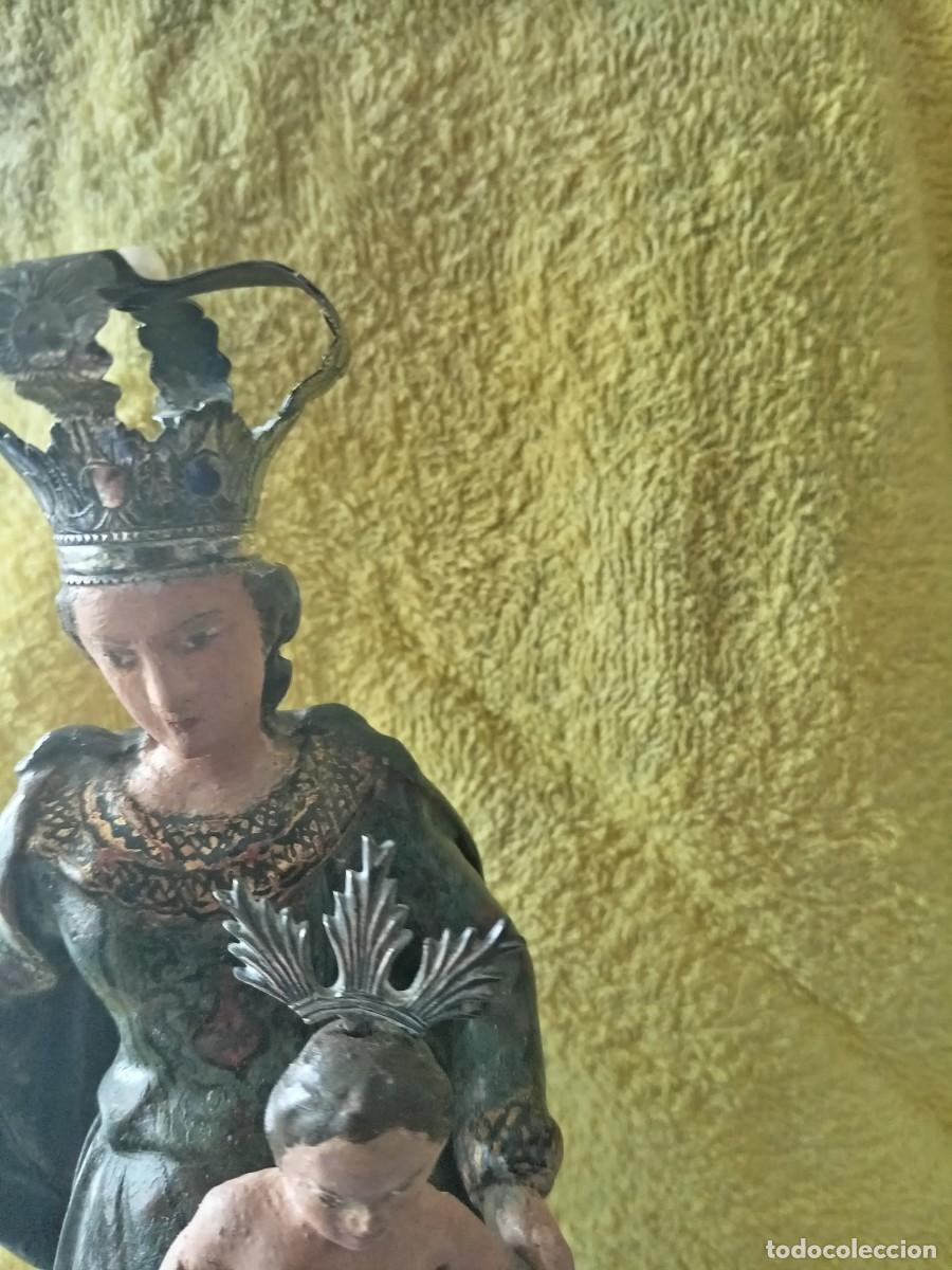 Arte: Virgen del Carmen madera policromada - Foto 9