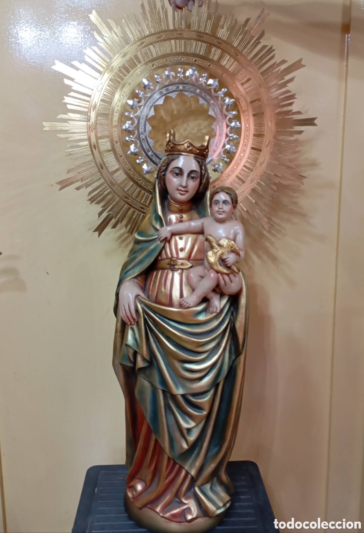 Arte: Virgen del Pilar 60cm - Foto 1