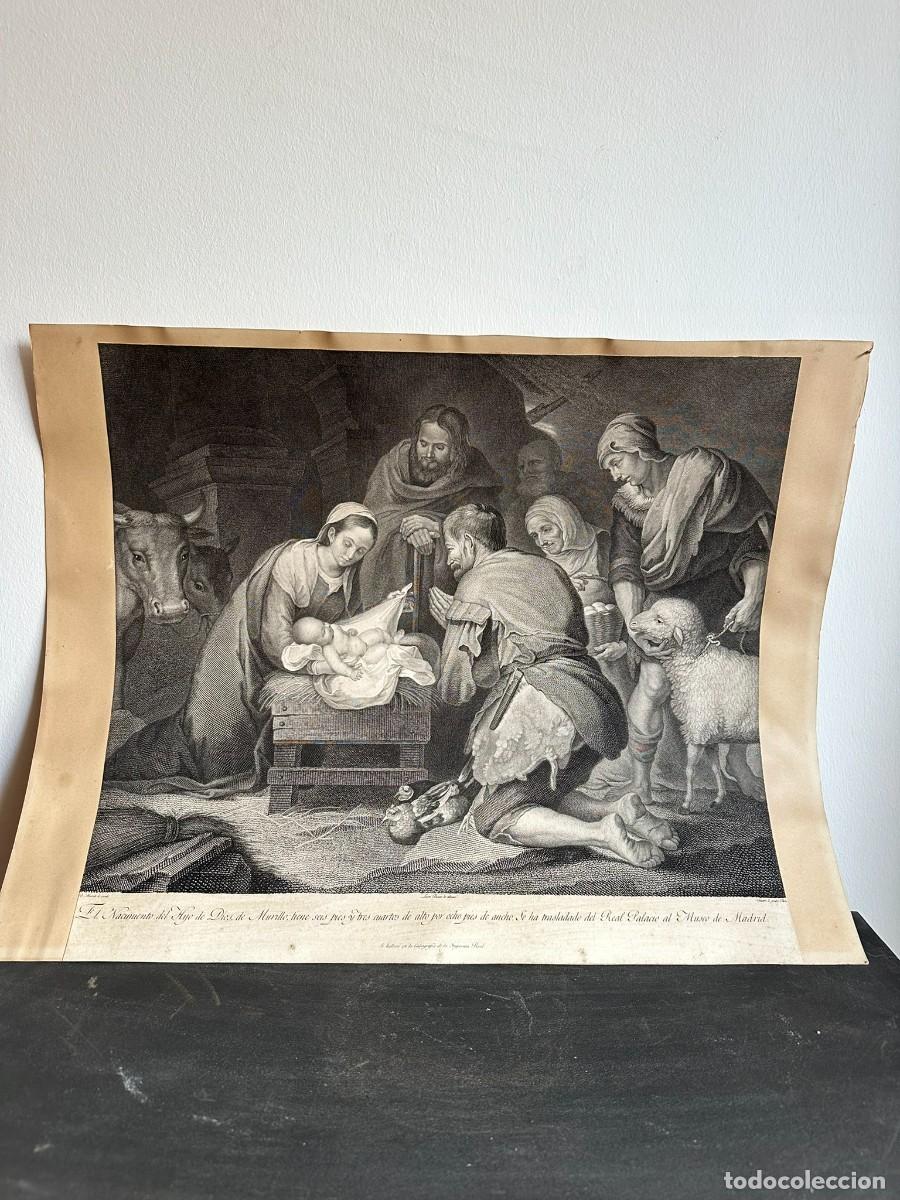 Arte: GRABADO SOBRE NACIMIENTO DE MURILLO - Foto 1