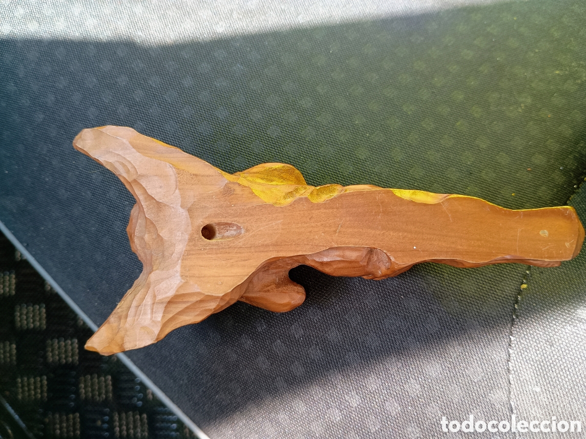 Arte: Angel madera con instrumento - Foto 7