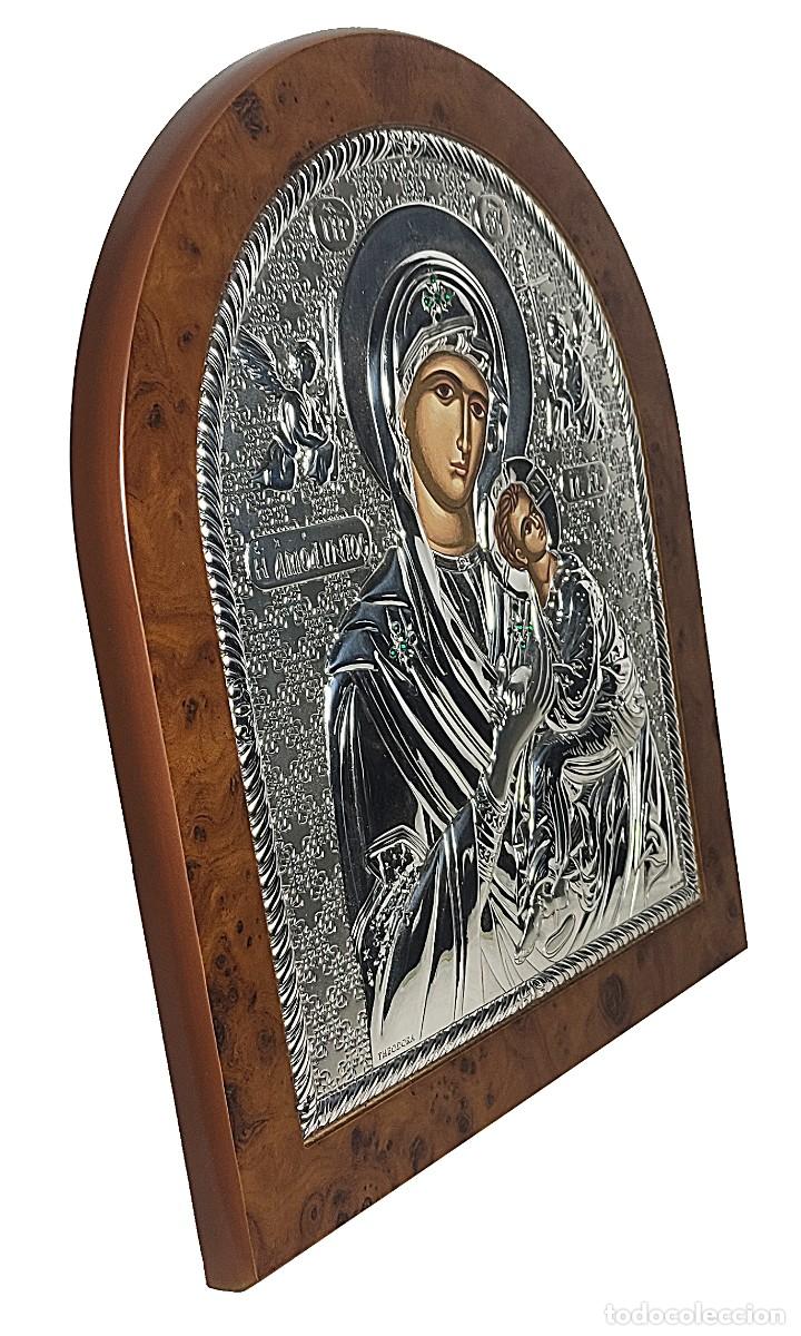 Arte: ICONO DE PLATA PERPETUO SOCORRO - Foto 4