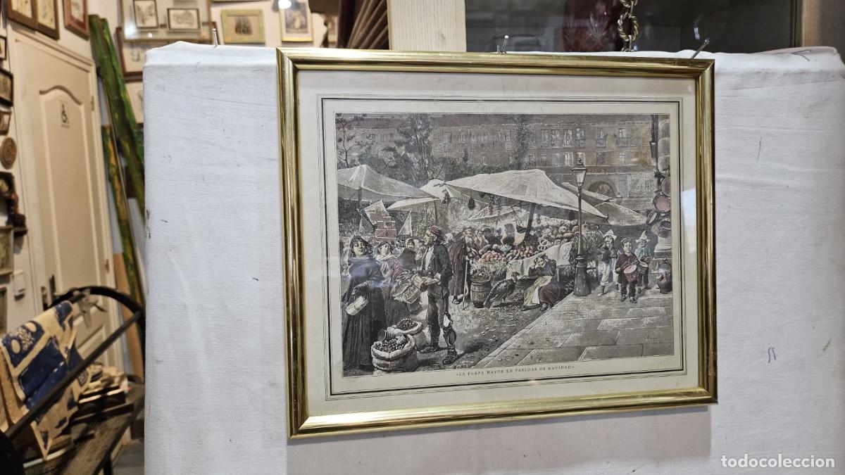 Arte: grabado religioso antiguo - Foto 1