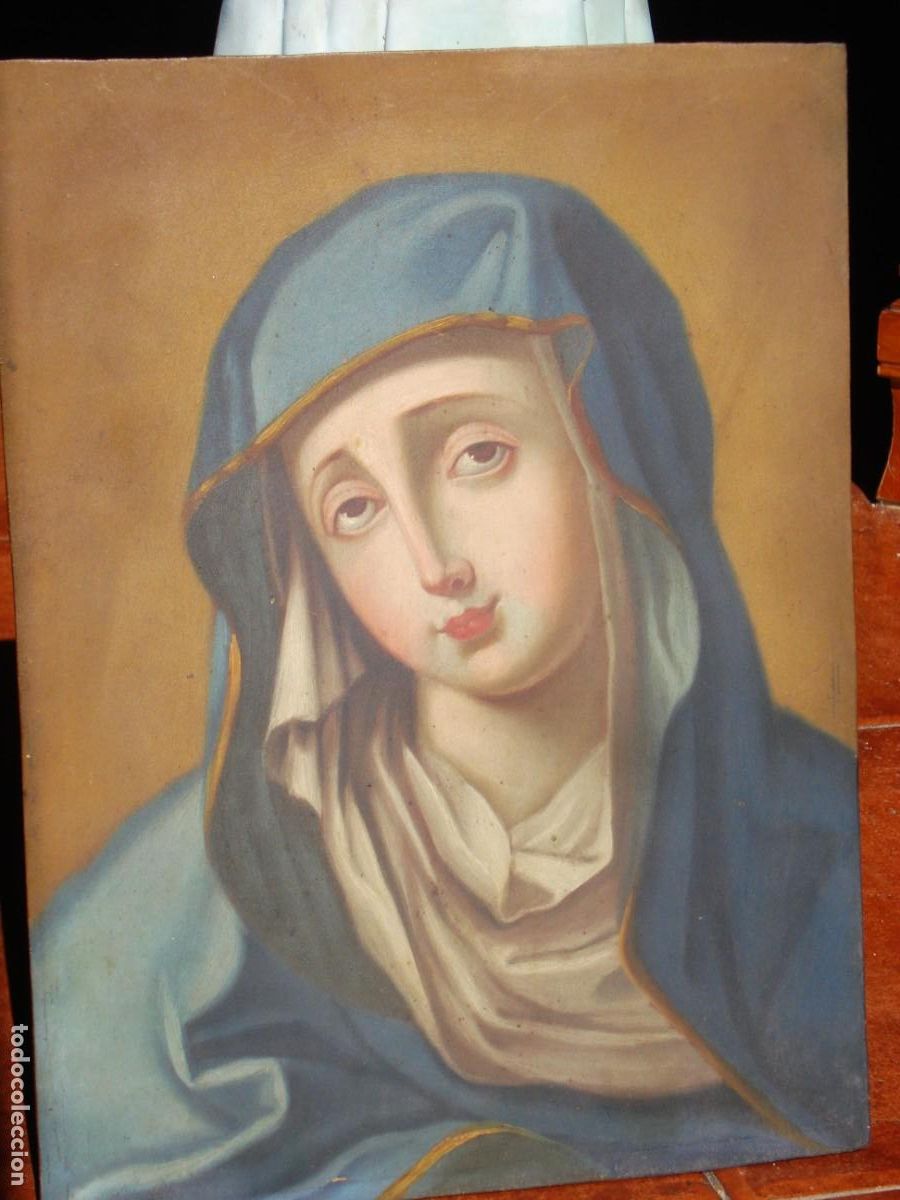 Arte: VIRGEN SOBRE COBRE SXIX - Foto 7
