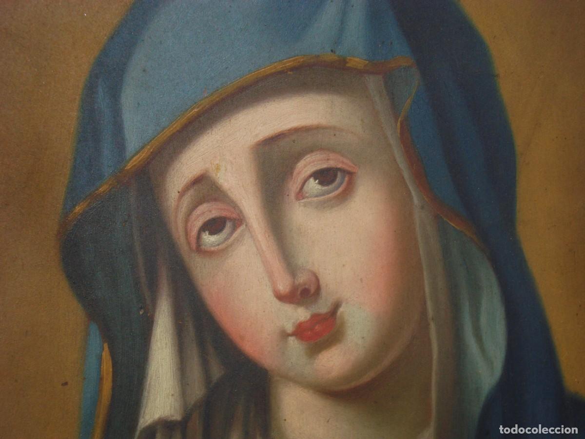 Arte: VIRGEN SOBRE COBRE SXIX - Foto 10