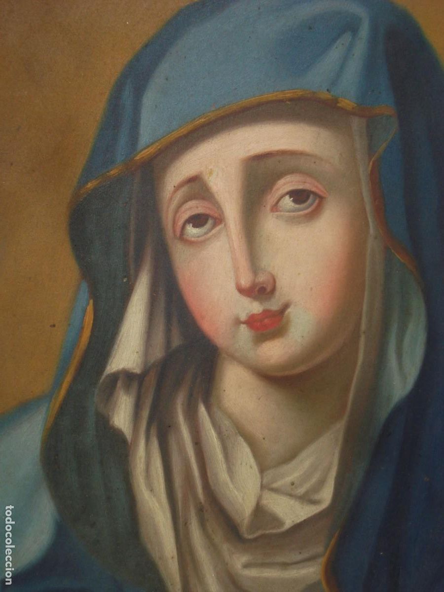 Arte: VIRGEN SOBRE COBRE SXIX - Foto 11