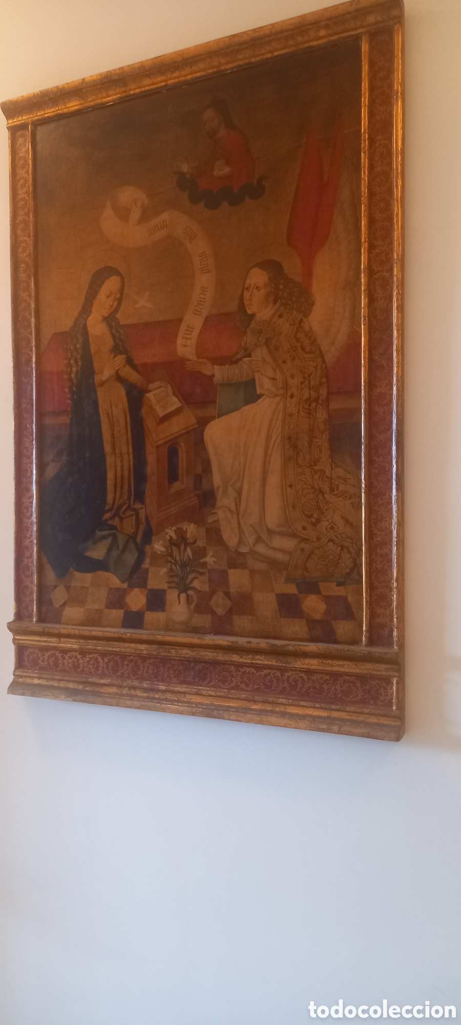 Arte: Cuadro religioso en madera - Foto 1