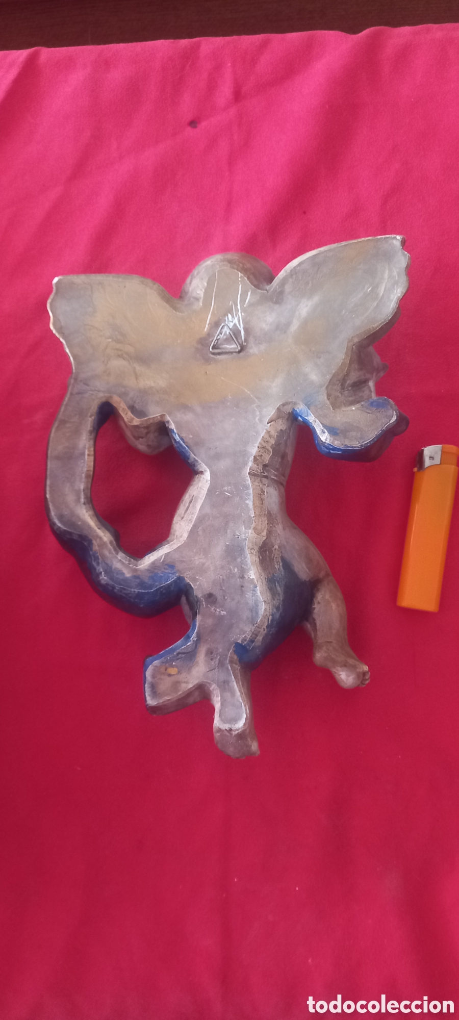 Arte: Figura de &aacute;ngel con violin - Foto 3