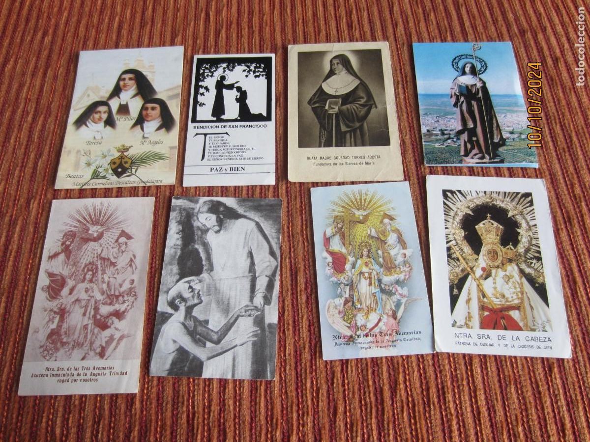 Arte: 40 ESTAMPAS DE SANTOS. RELIGI&Oacute;N - Foto 2
