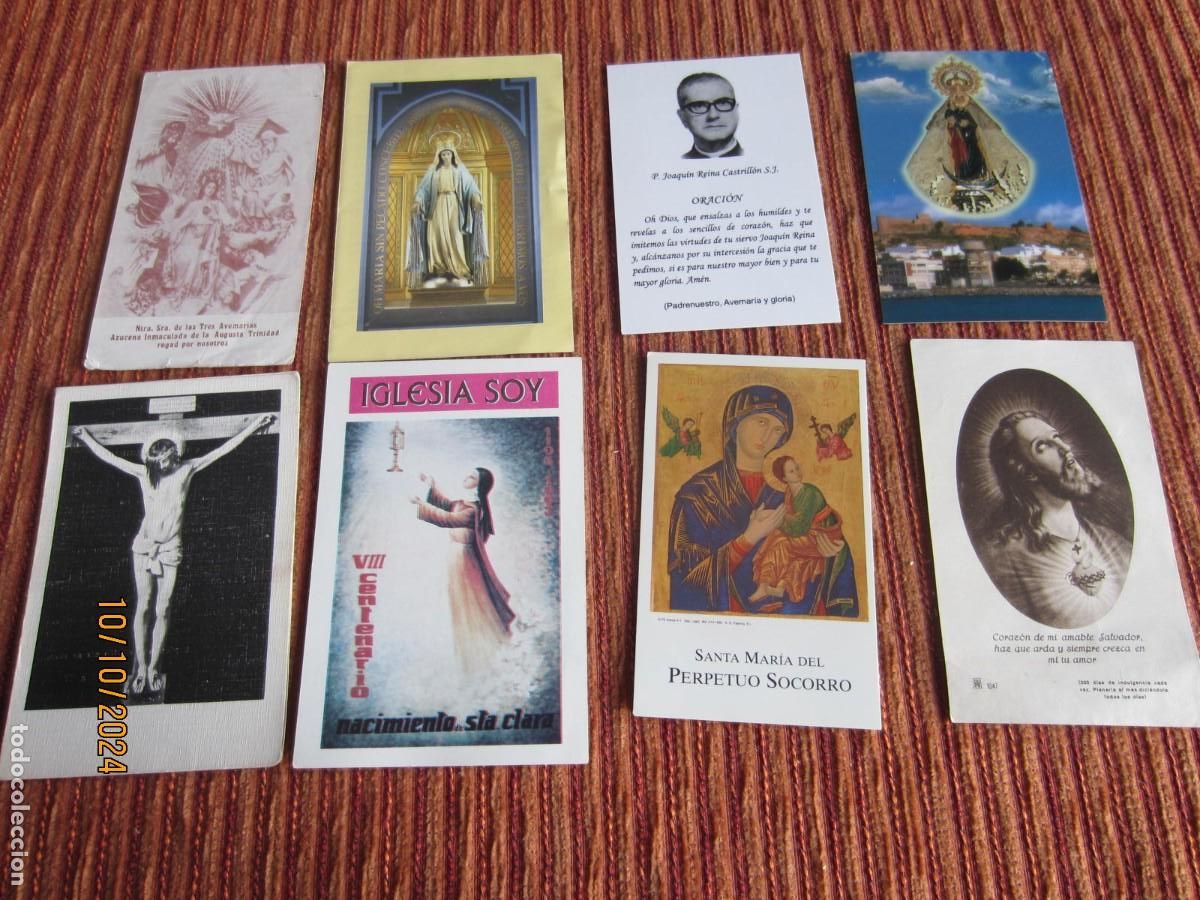 Arte: 40 ESTAMPAS DE SANTOS. RELIGI&Oacute;N - Foto 4